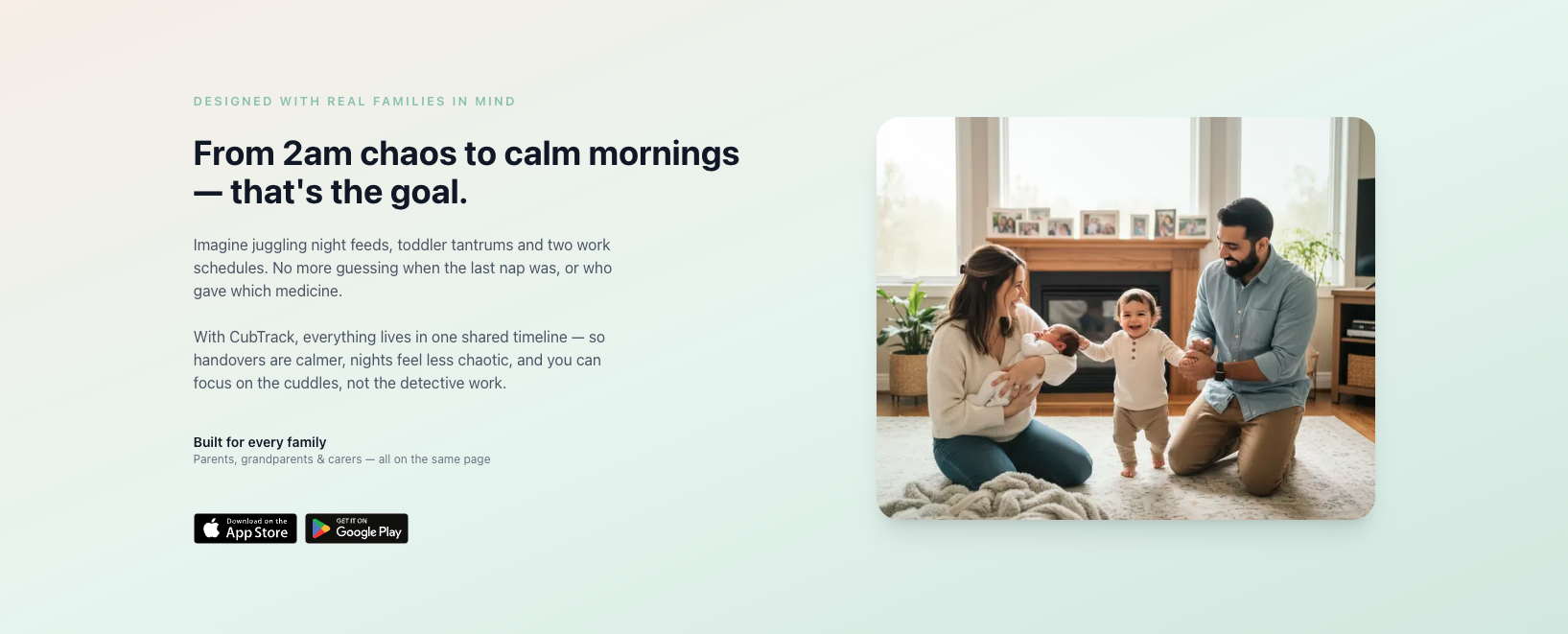 CubTrack — built for real families