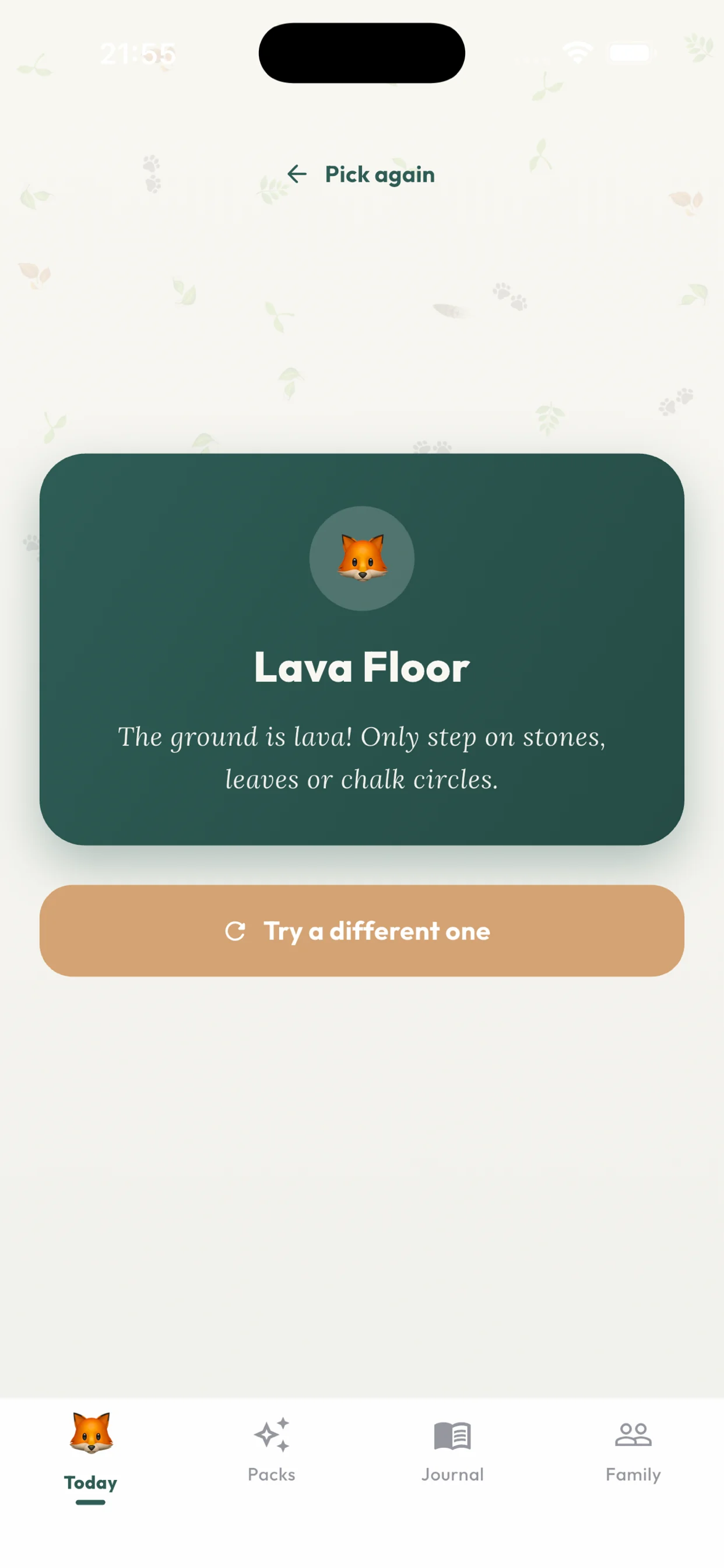 TrailFox — a suggested outdoor activity